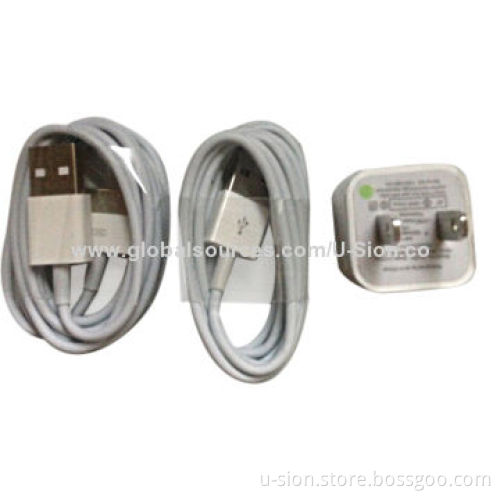 USB Cable for iPhone 4/4s/5/5S/iPod/iPad, Standard USB2.0 Interface, Transfer Faster and Convenient